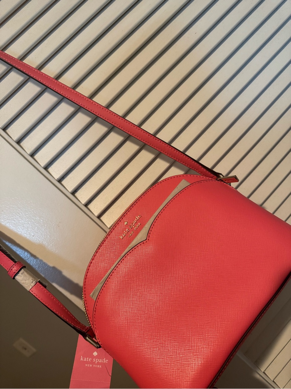 kate spade Coral-Pink Dome Crossbody Bag
